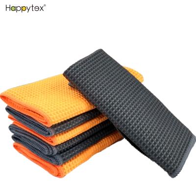 China Wholesale Luxury High Quality Soft Waffle Weave Reusable Highly Absorbent Kitchen Towel Safe For Supre Kids With Custom Logo for sale