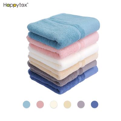 China Viable Wholesale Hotel Quality Highly Absorbent Super Soft Highly Absorbent Thick Cotton Face Towel With Cheap Price for sale