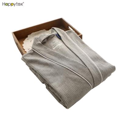 China QUICK DRY Manufacturing High Quality Luxury Five Star Hotel Couple Breathable Waffle Weave Desgner Bathrobes OEM ODM Service for sale