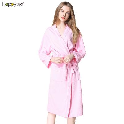 China QUICK DRY Fashionable Couples Waffle Weave Brand Designer Bathrobe For Spa Breathable Home Hotel Luxury Hotel for sale