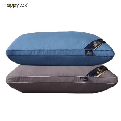 China 100% Anti-Static Skin Friendly Breathable Polyester For Two Line 5 Star Hotel Hilton Pillows 5 Star Hotel With Handbag for sale