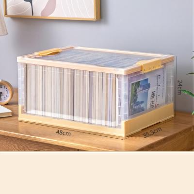 China Large Capacity Viable High Quality Household Goods Clear Stackable Organizer Storage Box for sale