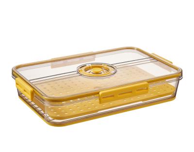 China Heatable Multifunctional Transparent Square Durablw Eco Friendly Food Storage Container With Lid for sale