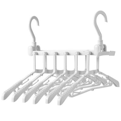 China New classic/postmodern white folding clothes hanger hangers for multifunctional clothes hanger for sale