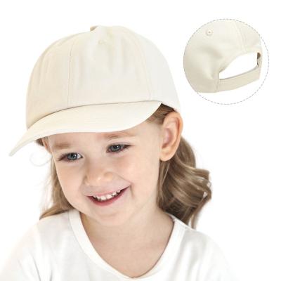 China Spring Summer Waterproof Baseball Cap Child Kids Solid Color Outdoor Hat For Boy Girl Cotton Beach Hat Adjustable Sun Protection for sale