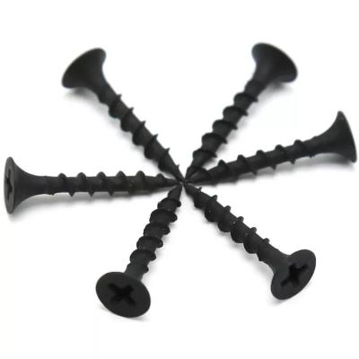 China Drywall Black Gypsum Board Screws Drywall Tile Screws To Wood for sale