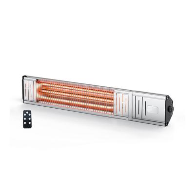 China 1500 W Stocked Infrared Heater With Remote Control Wall Mount Heater For Outdoor for sale