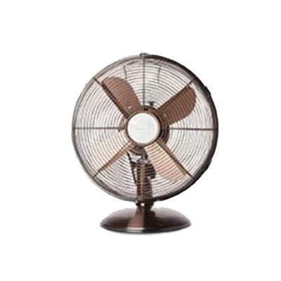 China New Design Sturdy 40W Round Base Exhaust Fan With Cool Blade Metal-Air Summer Fan Cooler Table Fan for sale