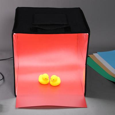 China PORTABLE 30*30*30 Brightness 30*30*30 Portable Softbox Photography Portable Photo Studio Adjustable Studio Light Box for sale