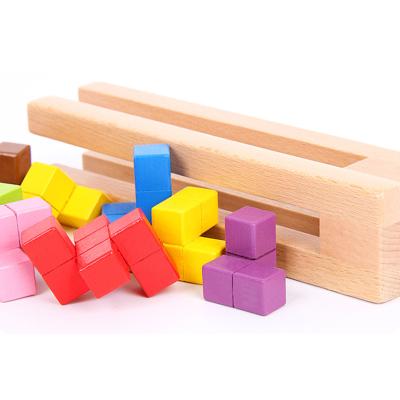 China Construction Toy Original 3D Brain Teaser Wooden Puzzle for sale