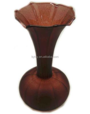 China Hand Made Wholesale Mouth Blown Colored Glass Vases for sale