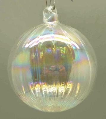 China China Wholesale Christmas Decorations For Home Clear Chandelier Glass Baubles for sale