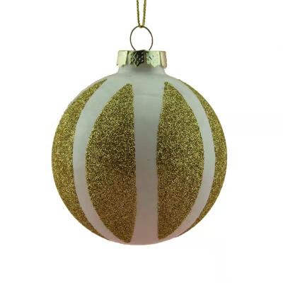 China Christmast Ornament Chinese Factory Customized Glass Home Crafts Personalized Decorations Desk Globe Shaped Glowing Ornaments for sale