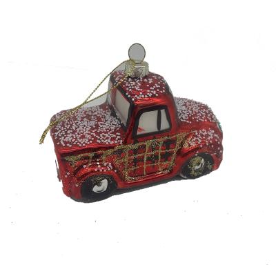 China Wholesale Christmast Ornament Holiday Decor Ornaments Factory Custom Christmas Car Model Ornaments for sale