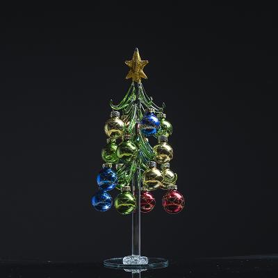 China Fashional Design Handmade Hand Blown Christmas Hanging Glass Ball for sale