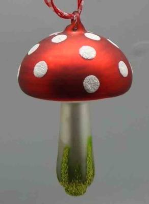 China China Decorative Hand Blown Mushroom Glass Home Ornament On Sale for sale