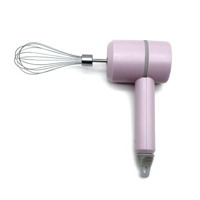 China Portable Handheld Rechargeable Juice Food Whisk Stirrer USB Milk Drink Mixer Egg Beater Hand 3 Speed ​​Mixer Ejector Button Mixer for sale