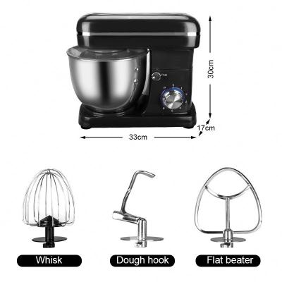 China Brand New Hot Sale 1000W Kitchen Mixer Stand 5L Revolvi Rotating Breakfast Machine Maker Ejector Knob Bowl With Great Price for sale