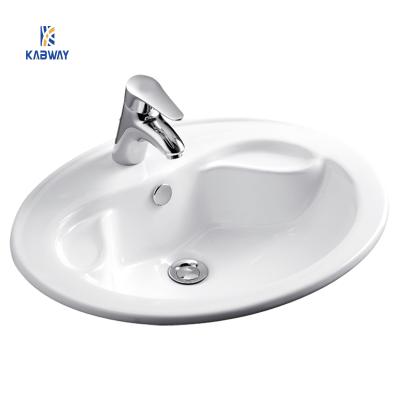 China Modern China Factory Sanitary Ware Countertop Mounting Ceramic Wash Basins Bathroom Sinks for sale