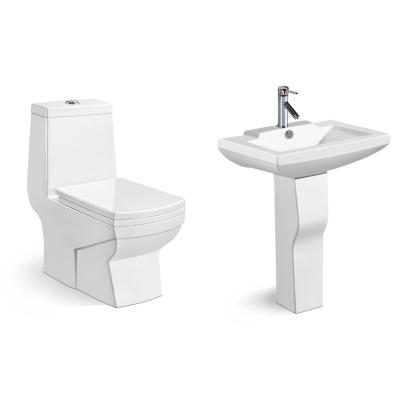 China New Design Modern Bathroom Ceramic Sanitary Ware Series Set Ceramic Toilet for sale