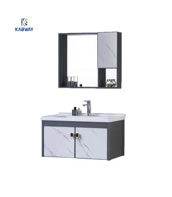 China 2020 new design modern popular aluminum bathroom cabinet vanity cabinets for sale