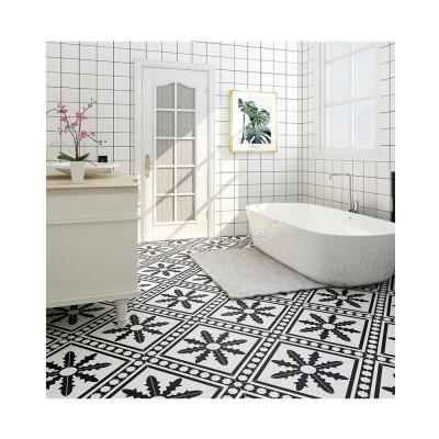 China Europe size quality floor tile design flower pattern ceramic handmade floor tiles indoor archaize tiles for sale