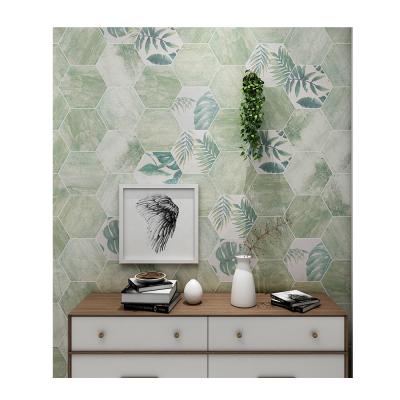 China Europe corners ceramic tiles Nordic green plants the six archaize floor tiles for sale