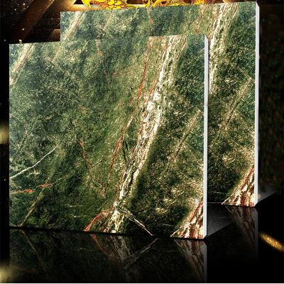 China Hot Sale 600x600mm Acid Resistant Green Marble Flooring Tiles Ceramic Tiles for sale