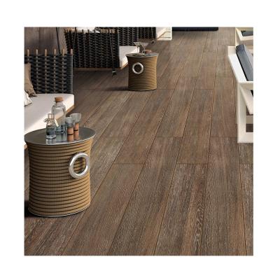 China New Design Modern Non Slip Wood Ceramic Tile Floor Wood Grain Texture Tile for sale