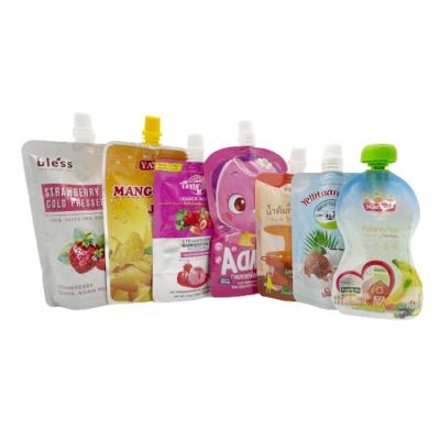 China Stand Up Pouch Moisture Proof Packaging Customized Printing Fruit Juice Drink Doypack for sale