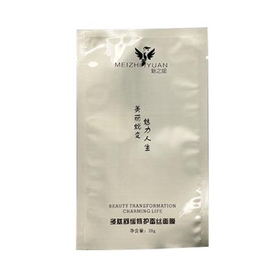 China Easy Peel Women Skin Care Packaging Custom Plastic Facial Mask Packaging Bag Individual Facial Mask Packaging for sale