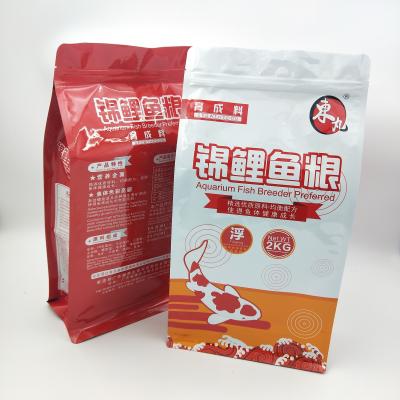 China Moisture Proof Stand Up Packaging Bag For Fish Feed Material Moisture Proof Packaging Bag for sale