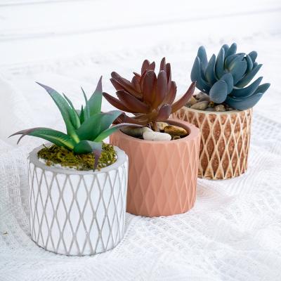 China Modern Wholesale White Indoor Nordic Small Mini Garden Plant Ceramic Flower Planter Pots For Indoor Plants for sale