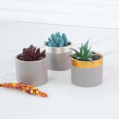 China Wholesale Custom Modern Mini Matte Ceramic Flower Pot Multi-size and Color Small Table Pendulum Flower Pots Oval Decorative Decor for sale