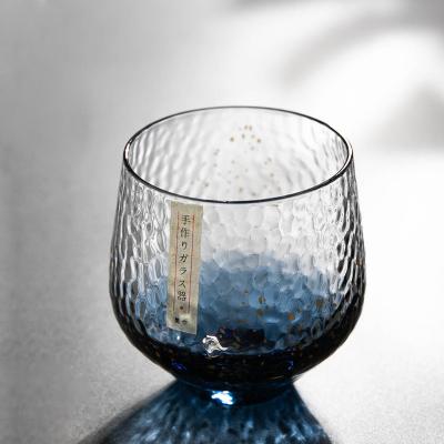 China Wholesale Handmade Viable Valentine Starry Sky Stemless Luxury Crystal Whiskey Shot Wine Glass Mug Set for sale