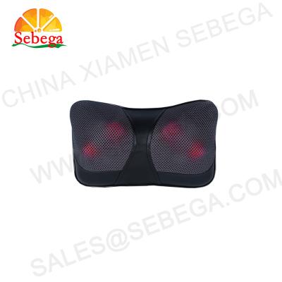 China Portable Cheap Body Best Relax Muscle Deep Electric Heating Mini Massage Pillow for sale