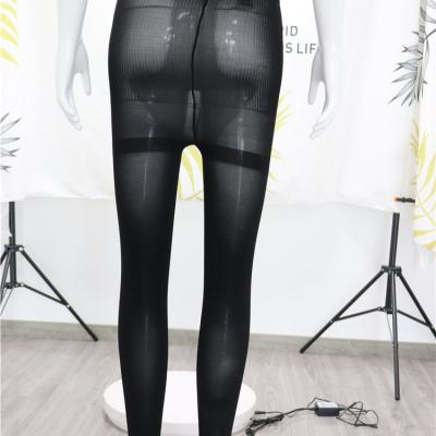 China New Fashion Nylon 90% Spandex Plus Size 10% High Waist Stepping Seamless Foot Knit Leggings for sale