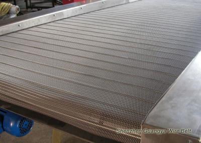 China Stainless Steel Metal Conveyor Belts Baking Oven Use Knuckled Selvedge for sale