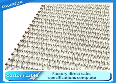 China JIS Wire Mesh 35*50mm Spiral Conveyor Belt For Food Transportation for sale