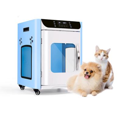 China NZB Viable Smart APP Control Negative Ions Cage Drying Machine Cat Dog Pet Hair Bath Dryer Box for sale