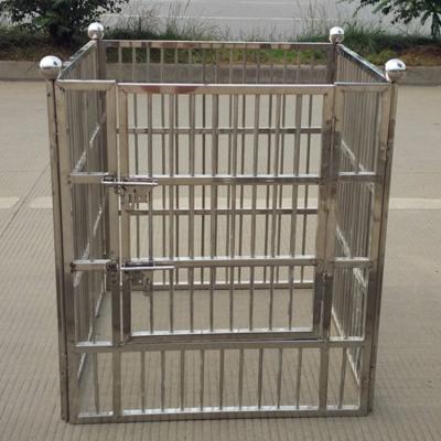 China Diy NZB S Teel Viable Square Stainless Tube Outdoor Foldable Wire Mesh Pet Dog Playpen Fence for sale