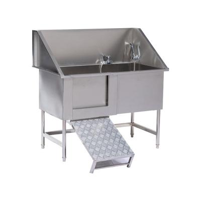 China NZB Professional Viable Professional Sliding Door Dog Wash Station Pet Tub Grooming Tub And Shower for sale