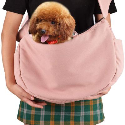 China Wholesale Adjustable Shoulder Stocked Sling Tote Pet Bags For Small Animals With Outdoor Travel Pet Carrier for sale