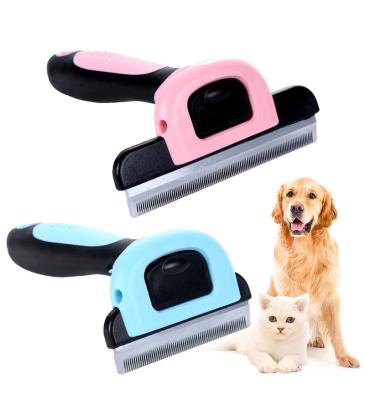 China Slicker Cleaning Cat Dog Detachable Pet Brush Amazon Success Deshedding Massage Tool Comb Slicker Hair Removal for sale