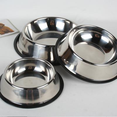 China Factory Factory Stainless Steel Dog Food and Water Large Small Breed Bowl Bowl Automatic Non Slip Pet Bowl for sale