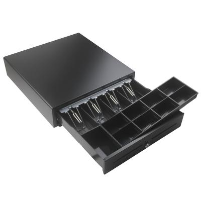 China Hot Selling Metal Cash Box Cash Drawer In POS Systems 12v Supermarket Money Lock Box High Quality Cash Register For Sale for sale