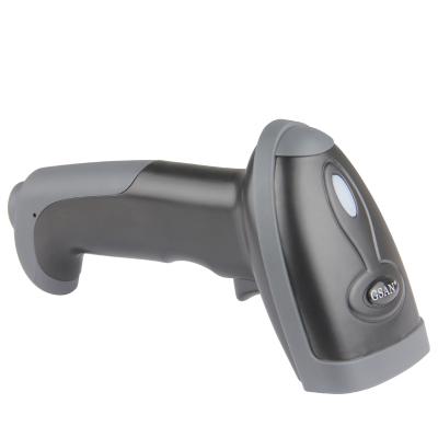 China ABS+PC Wireless Barcode Scanner 1D USB Handheld Wireless Barcode Reader For Supermarket Warehouse for sale