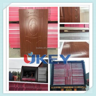 China Sound Proof 880*1930*37mm PVC Wooden Doors for sale