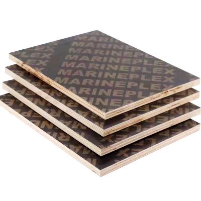 China OEM Smooth Surface Odm Shuttering Marine Brown Poplar Film Faced Plywood for sale