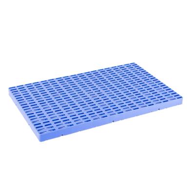 China Cheap high quality single sided HDPE size 1000*600*50 mm standard stackable plastic pallet for sale